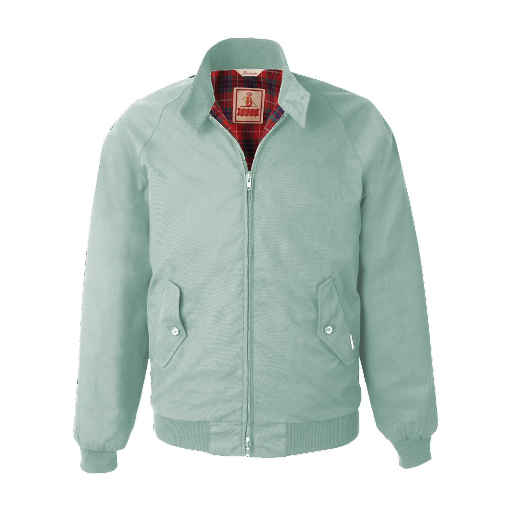 sky blue harrington jacket